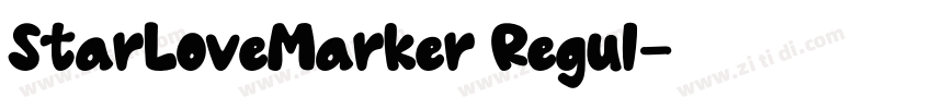 StarLoveMarker Regul字体转换 StarLoveMarker Regul字体转换